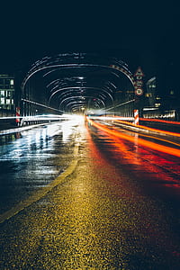 timelapse photography of road tunnel thumbnail