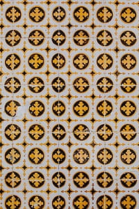 Portuguese Azulejos, typical glazed ceramic tiles, Lisbon, Portugal thumbnail