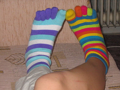 person wearing pair of socks thumbnail