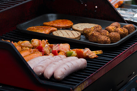 grilled sausages and patties thumbnail