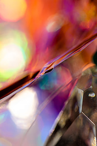 Macro Photography, Close, macro, abstract, aluminum foil, water drip thumbnail