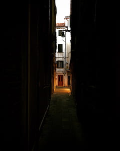 empty pathway between buildings during daytime thumbnail