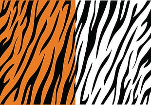 Tiger Stripe Pattern eps, svg file