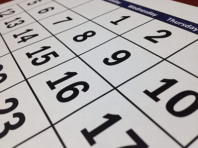 calendar close up photography thumbnail
