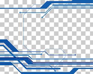Technology Euclidean , Blue Line border, blue lines PNG clipart