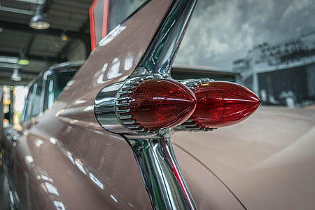 tail light of pink car thumbnail