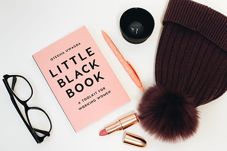 Little Black Book Beside Eyeglasses and Lipstick Case thumbnail