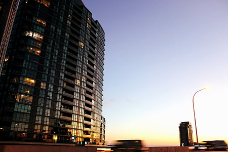 high-rise building near road at daytime thumbnail