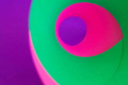 purple, pink, and green digital wallpaper thumbnail