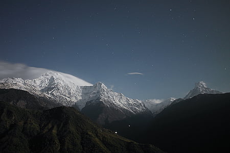aerial photography of snow mountain during daytime thumbnail