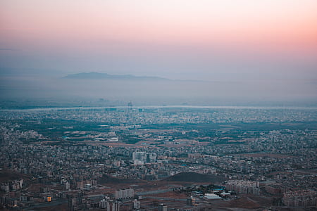 aerial view of city buildings thumbnail