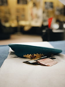 selective focus photo of banknotes on beige textile thumbnail