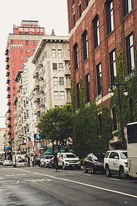 Cars Parked Near Buildings at Daytime thumbnail