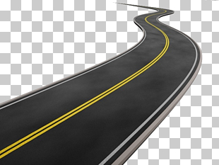Highway Road , Cartoon hand painted curved road , wavy road illustration PNG clipart