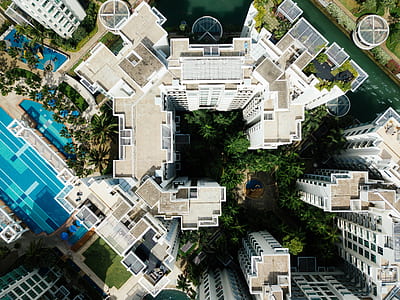 aerial photography of building thumbnail