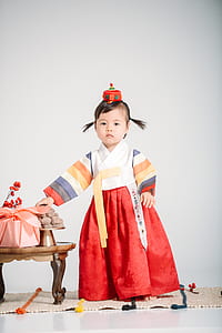 girl wearing dress holding cookies thumbnail