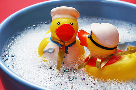 Rubber ducks toys bathing thumbnail