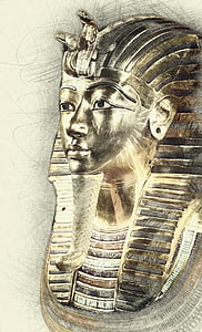 Egyptian pencil sketch thumbnail