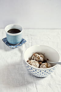 sorbet on white ceramic bowl thumbnail