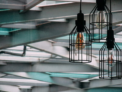 close-up photography of pendant lamps thumbnail