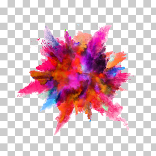 Color Powder Explosion Dust Stock photography, Ink-like color powder explosion, multicolored abstract painting PNG clipart