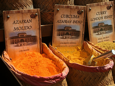 three sacks of assorted spice powders thumbnail