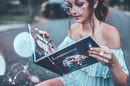 woman reading book thumbnail