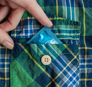 blue plastic pack in pocket thumbnail