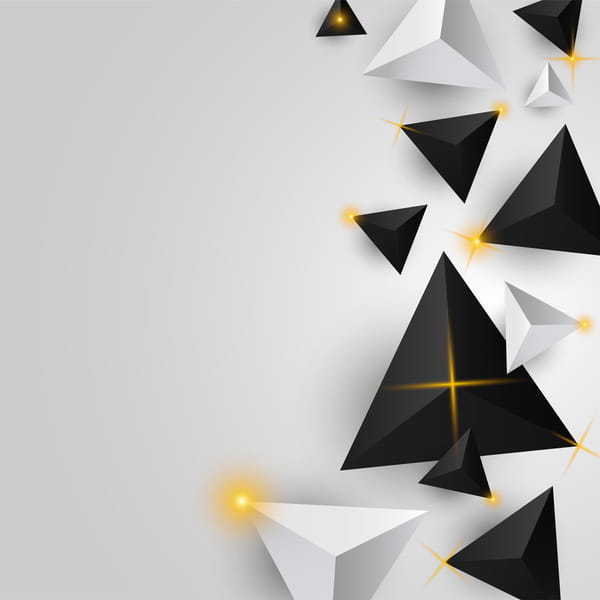 Shiny stars light with triangle abstract background vector 15 ai file