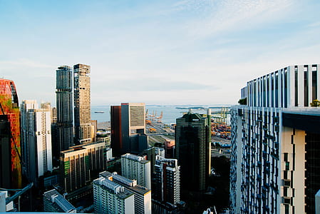 aerial photography of high rise building thumbnail