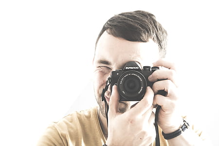 man, person, hands, camera thumbnail