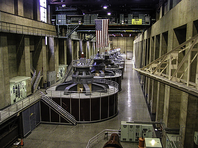 The inside of the Hoover Dam in Nevada thumbnail