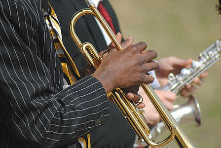 person playing brass trumpet thumbnail