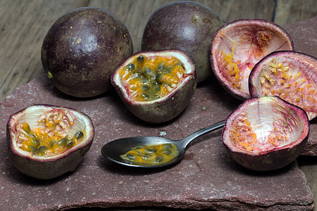 close-up photo of brown passion fruits thumbnail