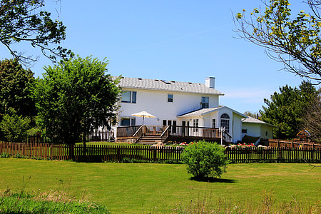 House on a nice lawn thumbnail