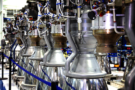 focus photo of silver machines thumbnail