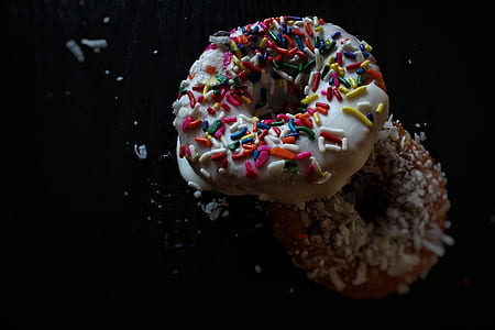 two donut with sprinkle on top thumbnail