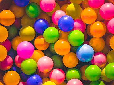assorted-color plastic balls thumbnail