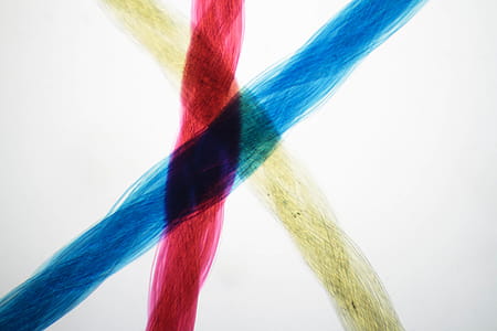 Microscope view of silk fibre thumbnail