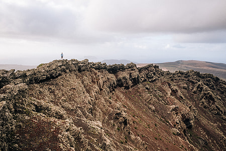 person standing on top of mountain thumbnail