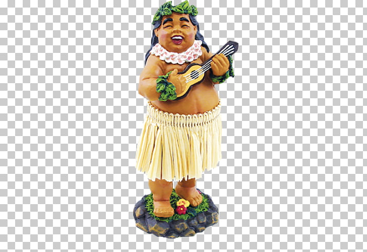 Hula Boy w// Ukulele Mini Dashboard Doll