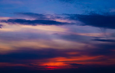 photo of clouds during golden time thumbnail