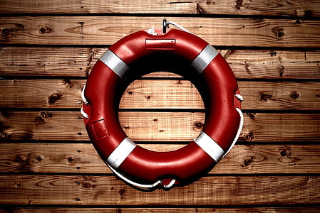 red and white life buoy thumbnail