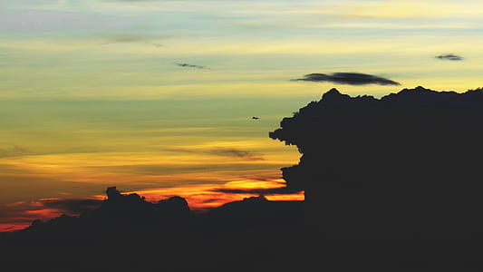 silhouette of clouds thumbnail