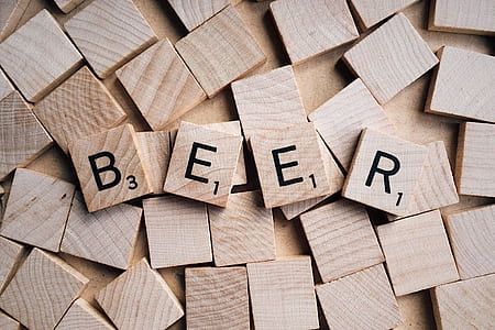 brown Beer letter scrabble board game thumbnail