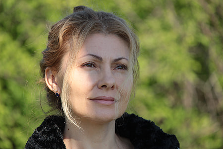 woman wearing black sweater thumbnail