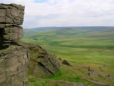 photo of green field beside town thumbnail