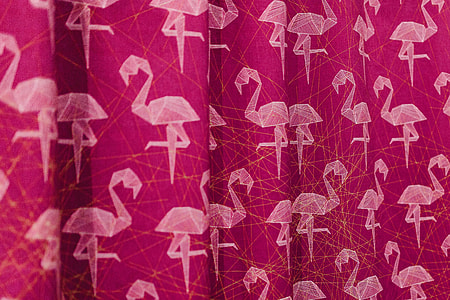 Pink Flamingo Fabric thumbnail