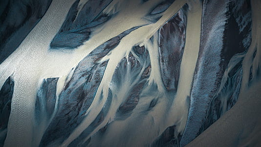 white and blue snow painting thumbnail