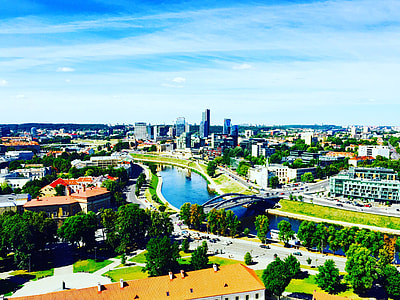 aerial photography of city thumbnail